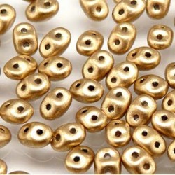 SuperDuo Beads - Crystal Bronze Pale Gold