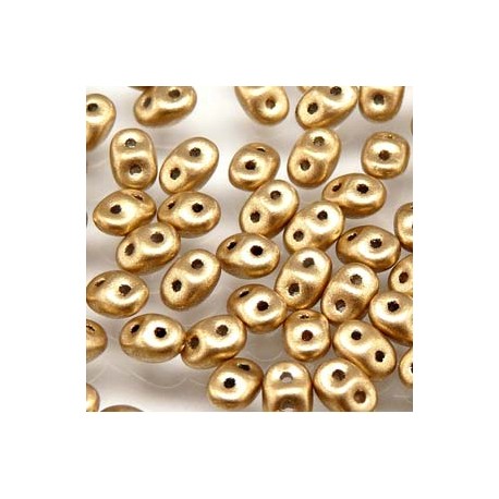 SuperDuo Beads - Crystal Bronze Pale Gold