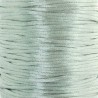 2mm Satin Rattail Cord - Light Grey - 5m
