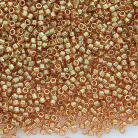 Delica 11/0 (DB0102) Miyuki Seed Beads - Gold Lustre Rose - 5g