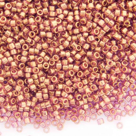 Delica 11/0 (DB0108) Miyuki Seed Beads - Gold Lustre Amethyst - 5g