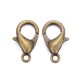 12mm Lobster Clasp - Antique Bronze Tone - Pack of 10