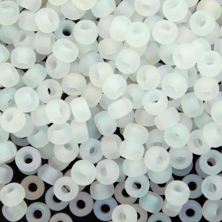 Miyuki Seed Beads 6/0 - (131FR) Matt Crystal AB -10g