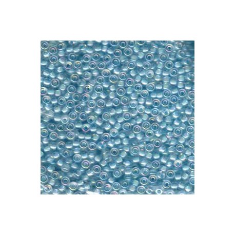 Miyuki Seed Beads 8/0 - Aqua Lined Crystal AB (278)