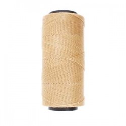 1mm Brazilian Waxed Polyester Cord - Natural - 144 metres