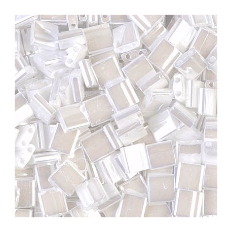 Miyuki Tila Beads 5mm - White Pearl - 5g