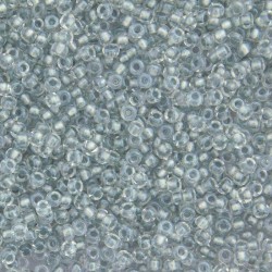 Miyuki Seed Beads 6/0 - (242) Sparkle Pewter Lined Crystal - 10g