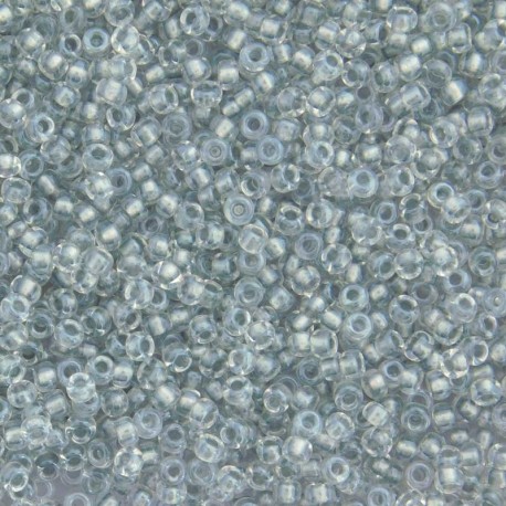 Miyuki Seed Beads 6/0 - (242) Sparkle Pewter Lined Crystal - 10g