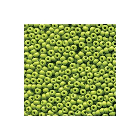 11/0 Czech Seed Beads - Opaque Olive - 20g