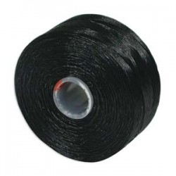 S-Lon AA Bead Thread - Black - 68.5m
