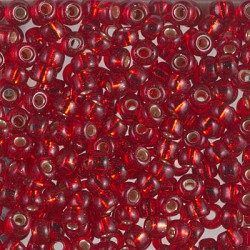 Miyuki Seed Beads 6/0 - (141S) Silver Lined Ruby - 10g