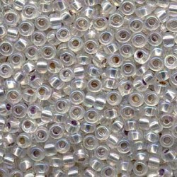 Miyuki Seed Beads 6/0 - (1001) Silver Lined Crystal AB - 10g