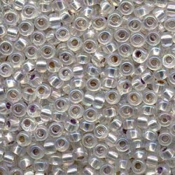 Miyuki Seed Beads 6/0 - Silver Lined Crystal AB - 10g