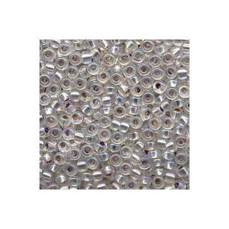 Miyuki Seed Beads 6/0 - (1001) Silver Lined Crystal AB - 10g