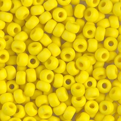 Miyuki Seed Beads 6/0 - Matt Opaque Yellow