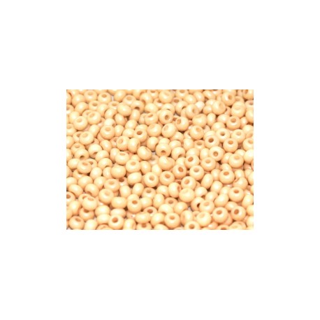 6/0 Czech Seed Beads - Chalk Champagne Lustre - 20g