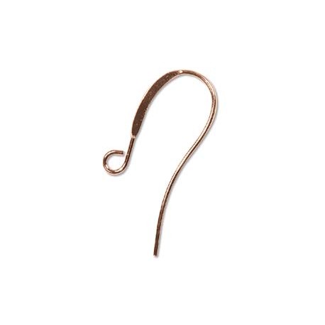 26mm Fish Hook Earwires - Copper Tone
