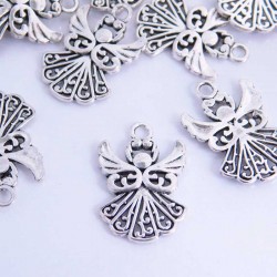 Tibetan Silver Gold Tone Star Charms – 22mm, For Jewelry Making, Crafts, Xmas