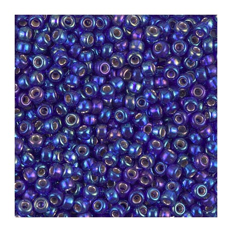 Miyuki Seed Beads 8/0 - (1020) Silver Lined Cobalt AB - 10g