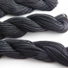 1mm Braided Nylon Cord - Black - 26m