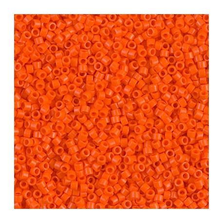 Delica 11/0 (DB721) Miyuki Seed Beads - Opaque Orange - 5g