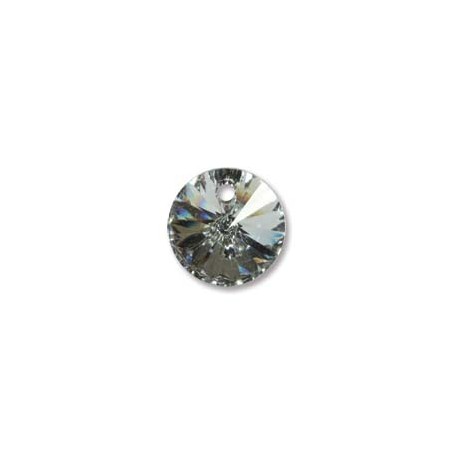 Preciosa Rivoli 10mm - Crystal Aluminium Foil - Pack of 2