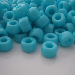 Pony Beads - Light Turquoise - Pack of 100