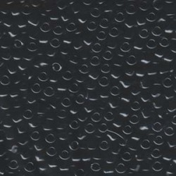 Matsuno Seed Beads 6/0 - Opaque Black - 10g