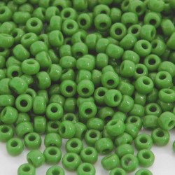 Miyuki Seed Beads 6/0 - Opaque Green - 10g