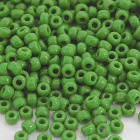 Miyuki Seed Beads 6/0 - (411) Opaque Green - 10g