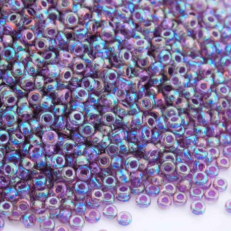 Miyuki Seed Beads 11/0 - Fuchsia Lined Amethyst AB (356) - 10g