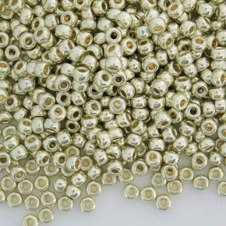 Miyuki Seed Beads 6/0 - (4201) Duracoat Galvanised Silver - 10g