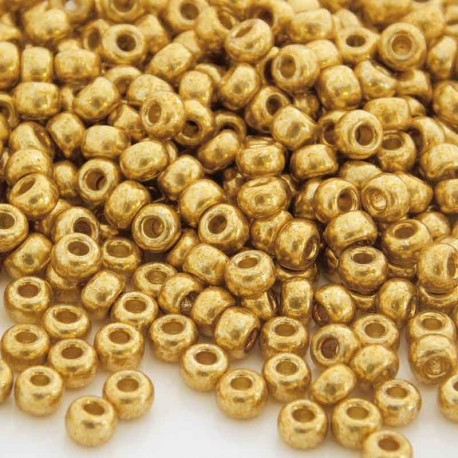 Miyuki Seed Beads 6/0 - (4202) Duracoat Galvanised Gold - 10g