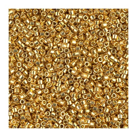 DB1832 Delica 11/0 Miyuki Seed Beads - Duracoat Galvanised Gold
