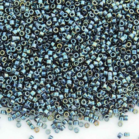 Delica 11/0 (DB006) Miyuki Seed Beads - Gunmetal Iris - 5g