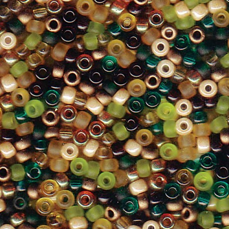Miyuki Seed Beads 8/0 - Earth Tone Mix - 10g
