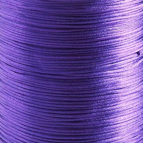 1mm Satin Cord - Purple - 5m