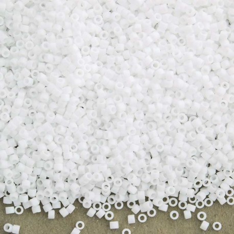 Delica 11/0 (DB351) Miyuki Seed Beads - Matt White - 5g