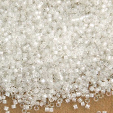 Delica 11/0 (DB1671) Miyuki Seed Beads - Pearl Lined Crystal AB - 5g