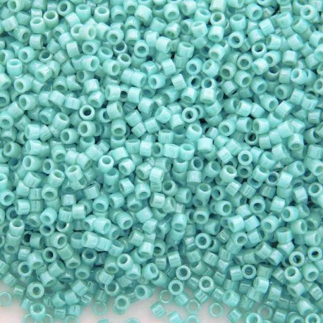 Delica 11/0 (DB217) Miyuki Seed Beads - Opaque Turquoise Green Lustre - 5g