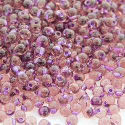 Miyuki 3.4mm Drop Beads - Sparkle Amethyst Lined Smoky Amethyst - 10g