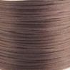 1mm Satin Cord - Dark Brown - 5 metres