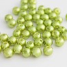 8mm Glass Pearl Beads - Pear Green