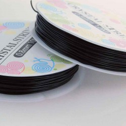 Beading Elastic - 0.8mm Black - 10m