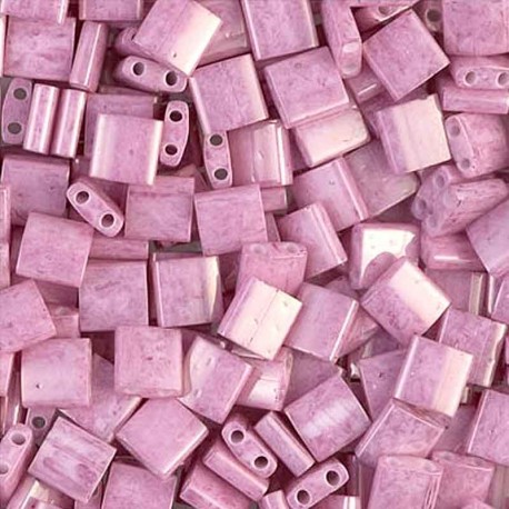 Miyuki Tila Beads 5mm - Opaque Antique Rose Lustre - 5g