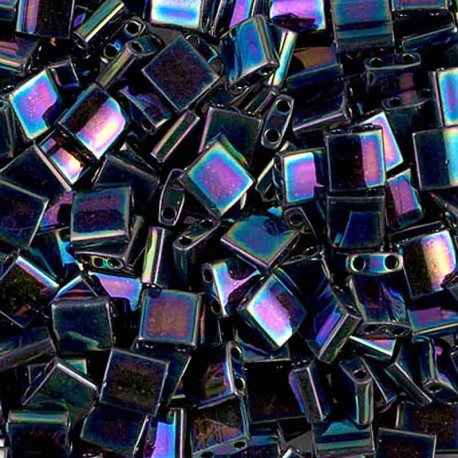 Miyuki Tila Beads 5mm - Medium Blue Iris - 5g