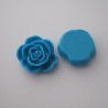 Large Resin Flower Cabochons - Sky Blue - Pack of 4