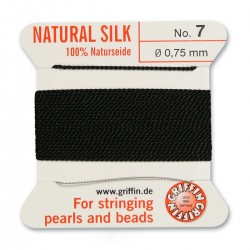 Griffin Silk Cord No.7 (0.75mm) - Black