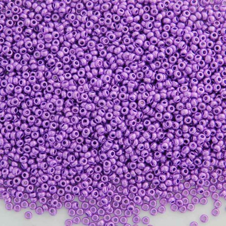 11/0 Czech Seed Beads - Violet Metallic - 20g