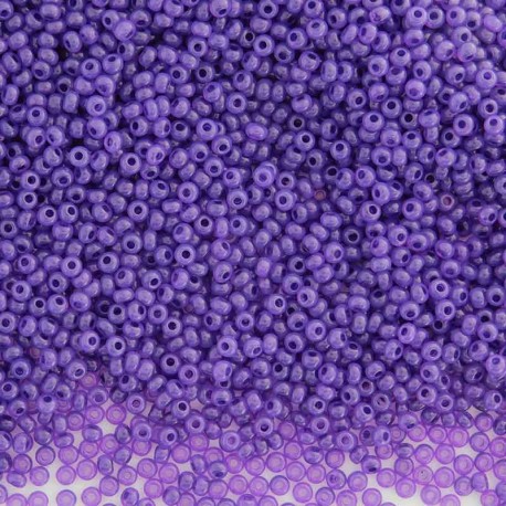 11/0 Czech Seed Beads - Violet Dyed Terra - 20g
